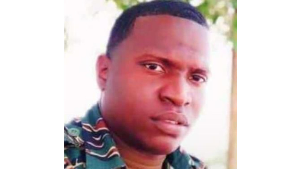 Corporal Leroy Thom,a soldier in the Guyana Defence Force (GDF) who died last evening. Photo:Guyana Defence Force 