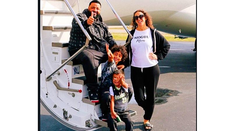 Rapper Dj Khaled and wife Nicole Tuck with their two sons Asahd Tuck Khaled. Though this rapper has an unconventional, non-traditional business, it is uncertain whether or not his children now or of the future may also lead careers in the entertainment industry. (FILE)