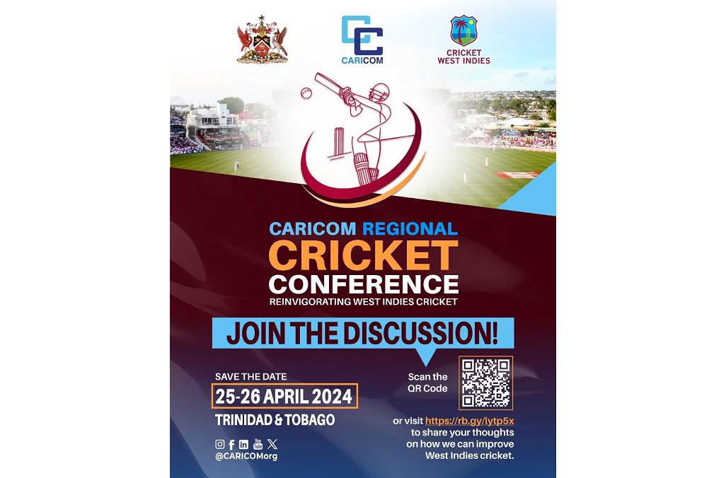CARICOM Regional Cricket Conference will take place in T&T