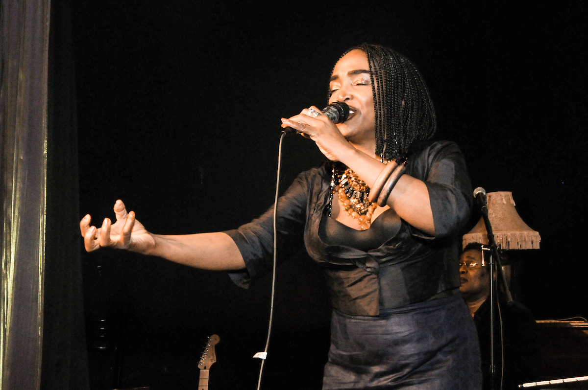 Singer Emeline Michel, considered the undisputed queen of Haitian music.  CP: Embassy of Haiti in Washington 