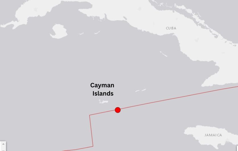 4.2 A strong earthquake was reported near the Cayman Islands, May 5, 2024