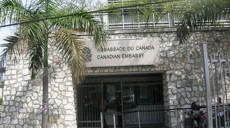 Photo from the Canadian Embassy in Haiti.  Photo: Loop Haiti/Vladjimir Legagneur