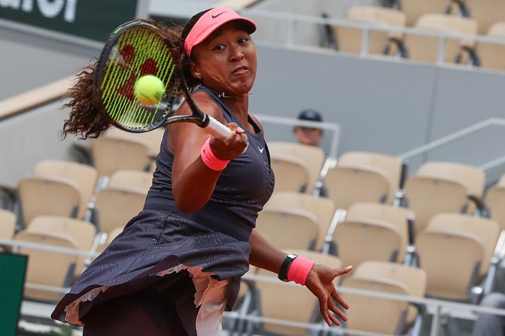 Japanese Naomi Osaka in the first round of the Roland-Garros tournament on May 26, 2024 in Paris ALAIN JOCARD / AFP  