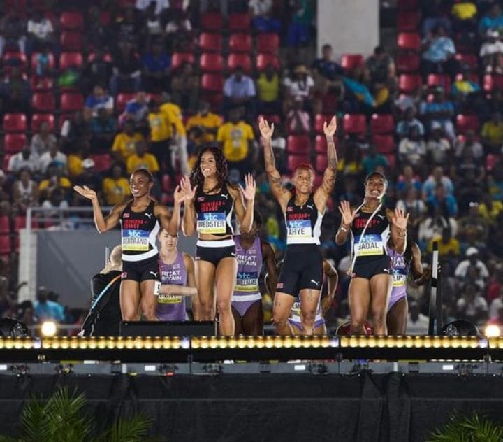 Trinidad and Tobago women's 4x100m relay team qualify for the 2024 Olympics in Paris. (Photo credit - SporTT)