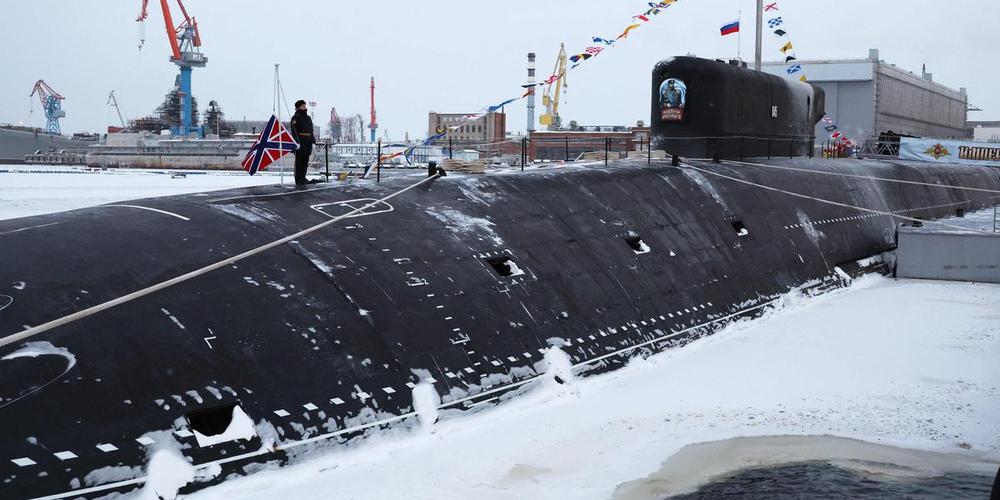 The detachment will notably consist of the “Kazan”, a nuclear-powered submarine.  © Photo credit: AFP