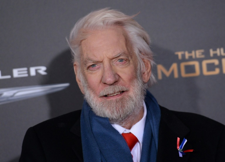 Actor Donald Sutherland at the film premiere 
