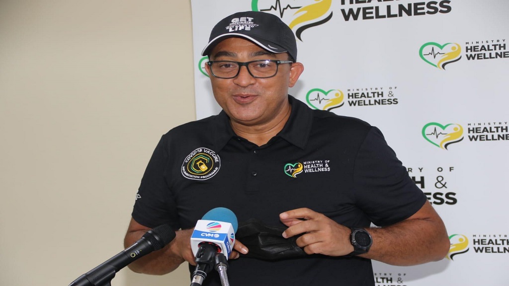 Health Minister Dr Christopher Tufton