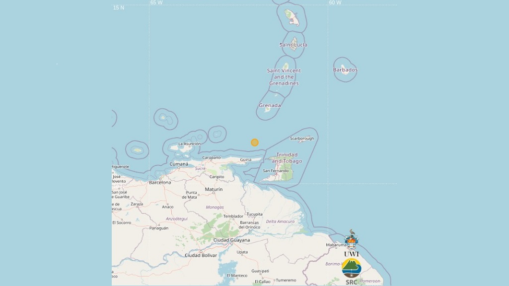 A 4.1 magnitude earthquake was recorded near T&T