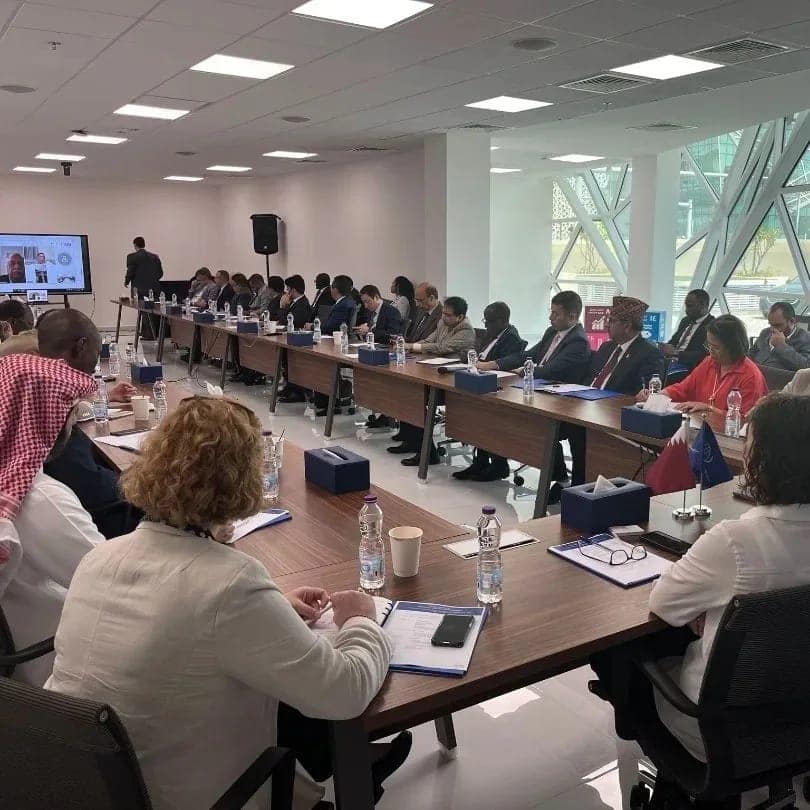 The Haitian Embassy in Qatar organized a round table as a prelude to International Family Remittance Day, celebrated on June 16.  Photo: Via Ministry of Communication
