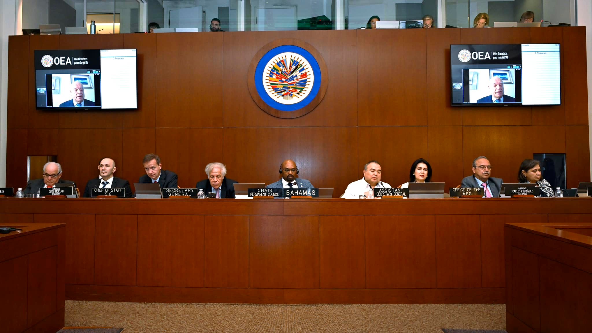 OAS Permanent Council Meeting.  Photo: Permanent Mission of Haiti to the OAS