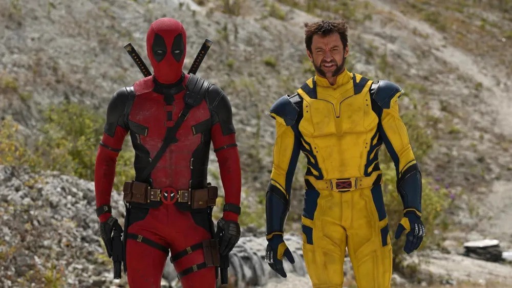 The film Deadpool & Wolverine, worn by Ryan Raynolds and Hugh Jackman.  Photo: Marvel