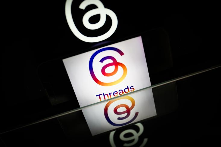 Threads, the social network from Meta (Facebook, Instagram) copied from Twitter, will celebrate its first year and its 175 million monthly users LOIC VENANCE / AFP 
