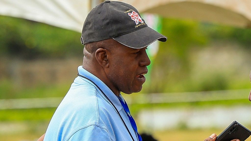 Hubert Lawrence at last year's Milo Western Relays at GC Foster College. Lawrence passed away at his St Catherine home on February 23 at the age of 63.