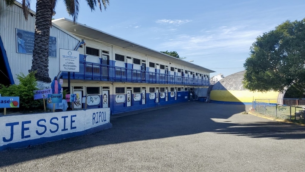 Scenes of the Jessie Ripoll Primary School on Monday, January 6, following the death of principal O'Neil Stevens and his wife Camesha Lindsay-Stevens last Friday.