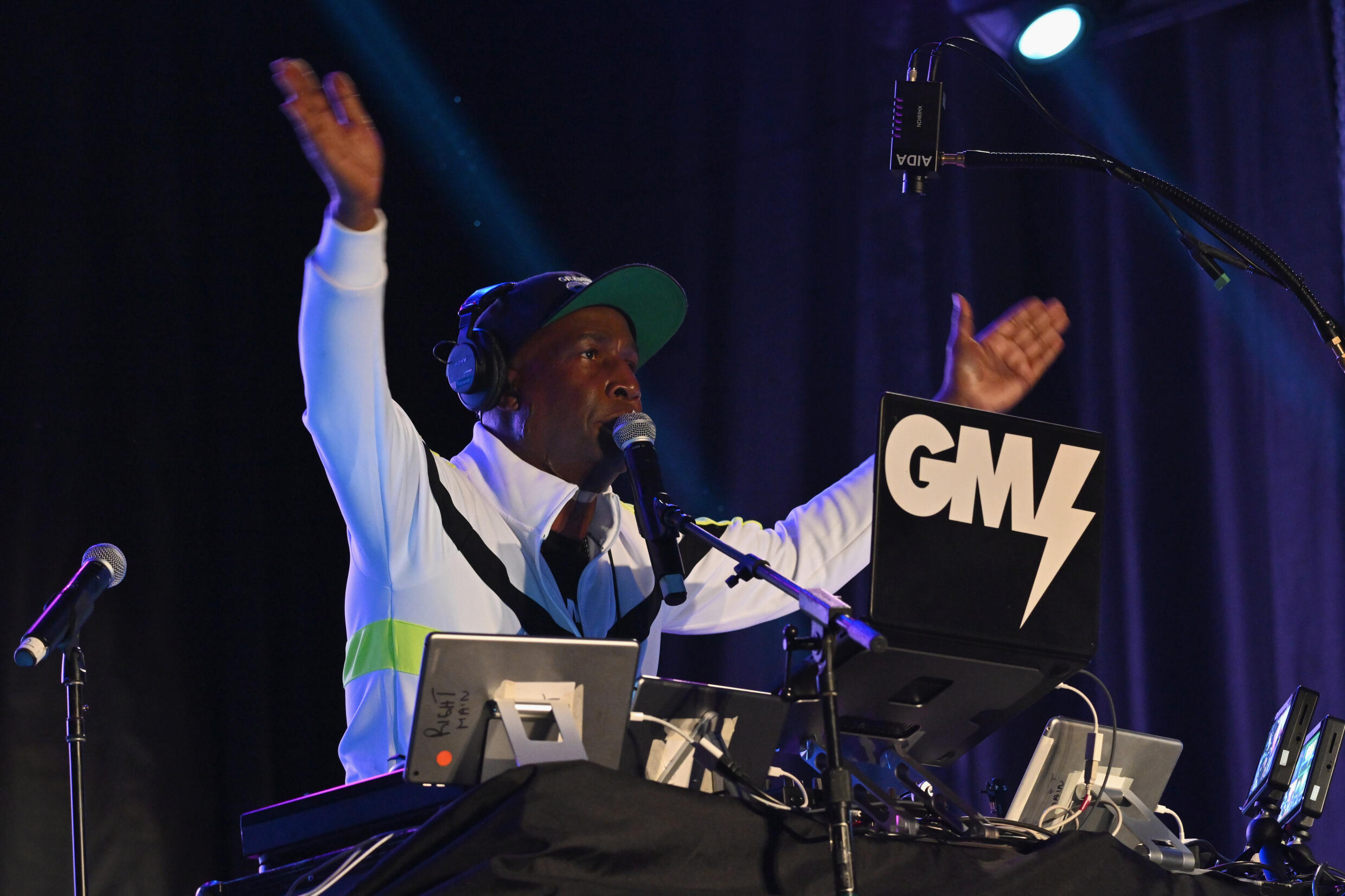 Grandmaster Flash at a concert to mark 50 years of hip-hop in New York on August 4, 2023