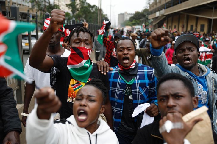 Deadly protests in Kenya: 