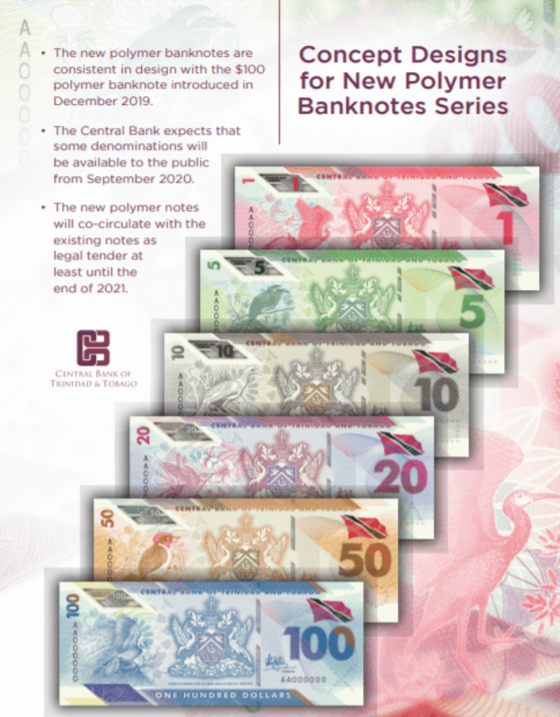 Central Bank Offers First Look At Designs For New Polymer Notes Loop Trinidad Tobago