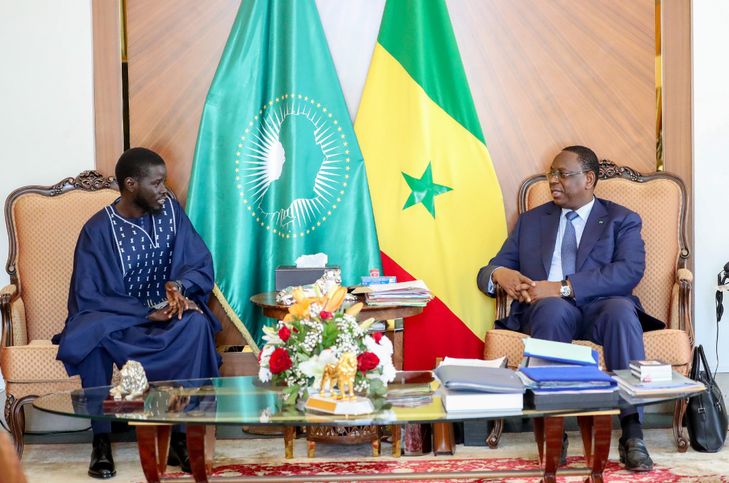Senegal's youngest president takes oath in front of his African peers