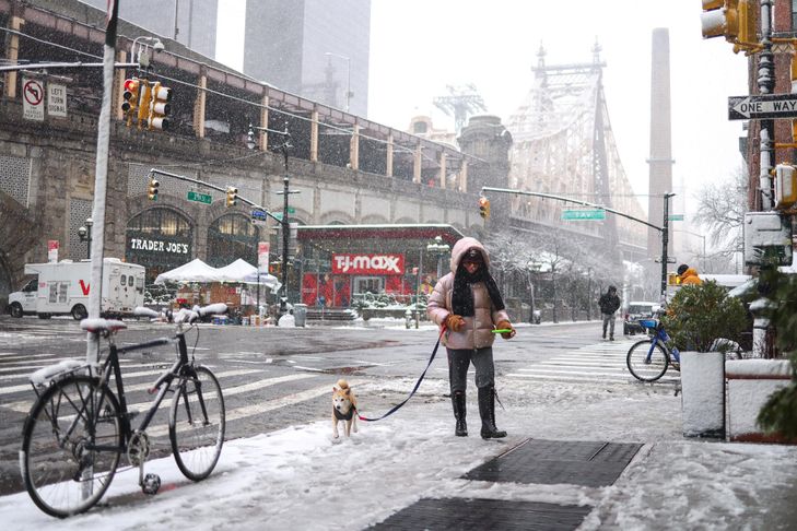 New York and the American northeast paralyzed by a snowstorm