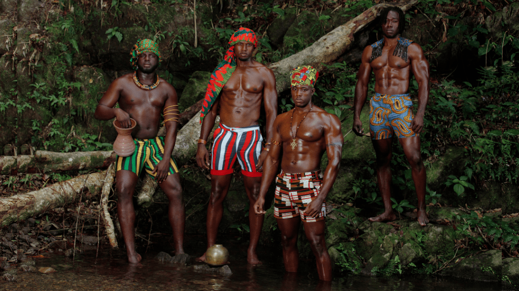 The Kings of Jabali (from left) Kadeem Henry, Akeem Kerr, Delroy Dacres, and Phillip Groves. (Photos: RMP Studios)