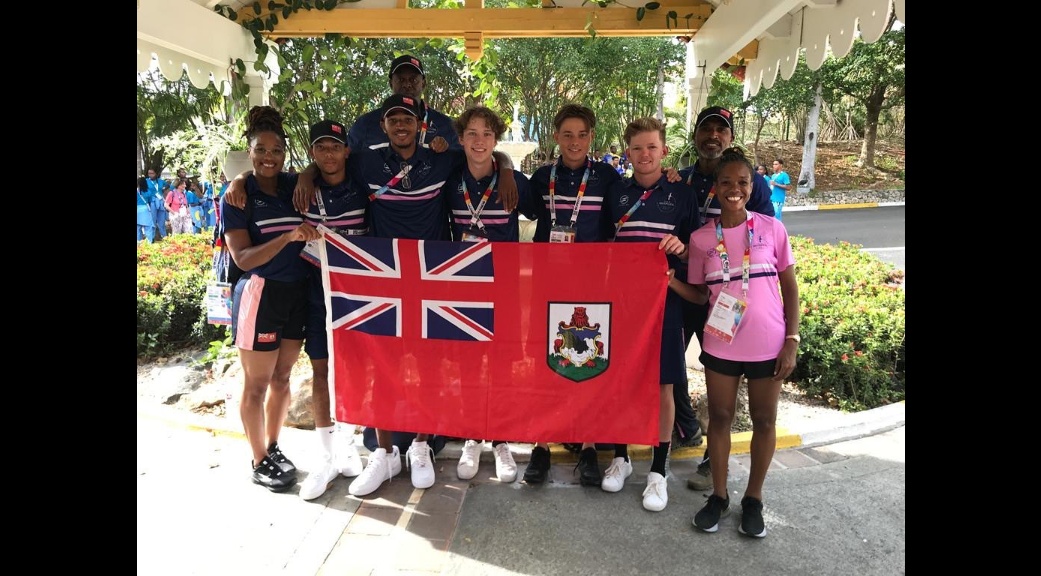 Bermuda's Caribbean Games team. Photo: Bermuda Olympic Committee