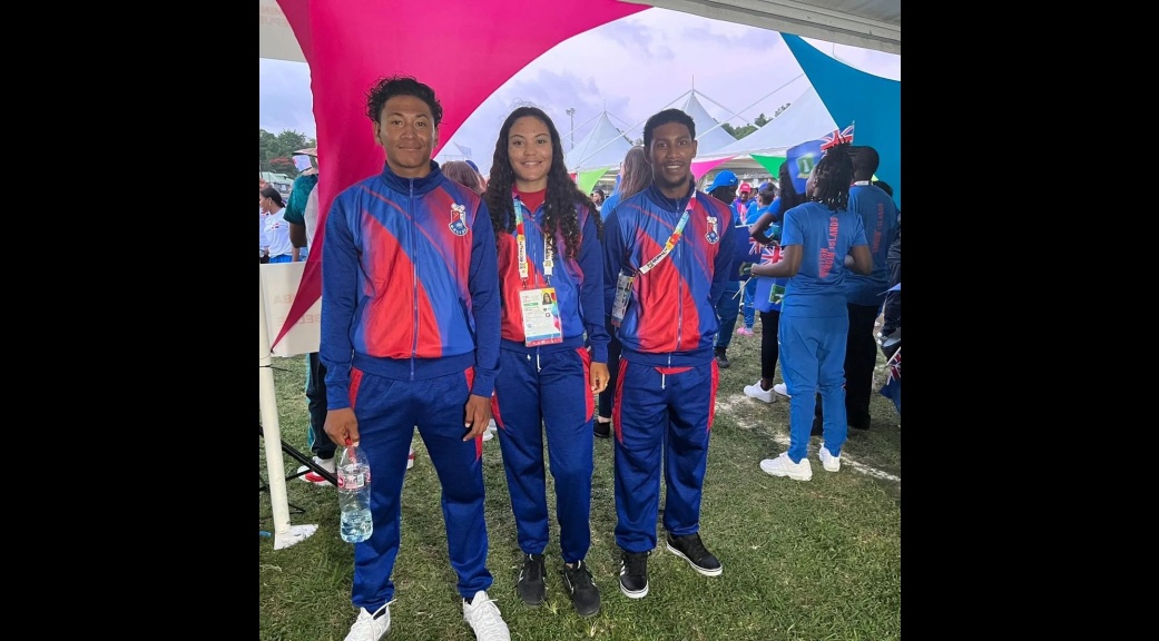 Team Belize at the Caribbean Games . Photo: Belize Olympic and Commonwealth Games Association 
