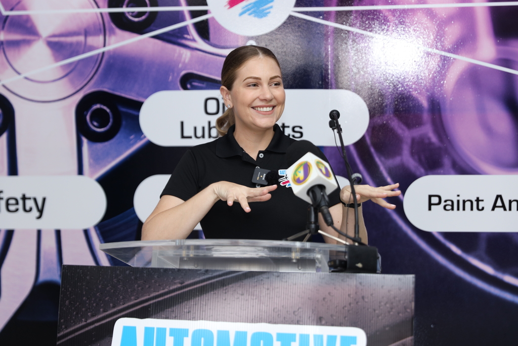 Head of Operations at Stewart Automotive Group, Christina Hudson reiterates the rich history of Automotive Art and its notoriety for having the best colour-matching technology in Jamaica.