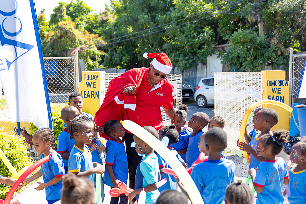 Access brings holiday cheer to Josephine Glasspole Basic School