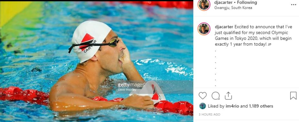 National Swimmer Dylan Carter Is Heading To The 2020 Olympics Loop Trinidad Tobago