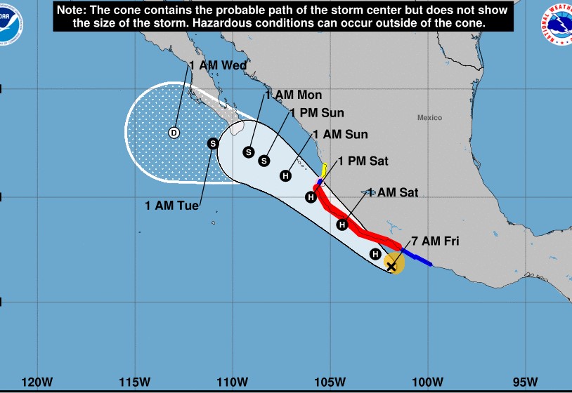 Hurricane Adrian Tropical Storm Beatriz pose no threat to