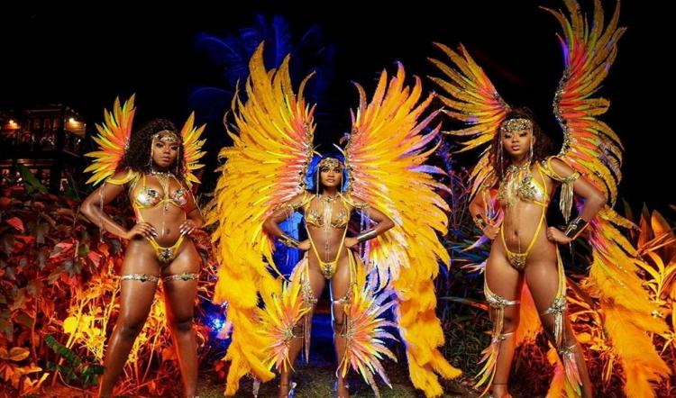 XUVO嘉年华乐队为2020年圣卢西亚狂欢节设计的“人间天堂”主题