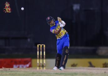Kamil Pooran slammed 35 in Central Sports' five-wicket win over PowerGen Penal Sports Club in the 2024 Trinidad T20 Festival on Saturday at the Queen's Park Oval. (Photo credit - Red Force Cricket)